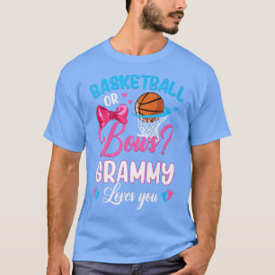 Basketball or Bows GRAMMY Loves You Gender Reveal T-Shirt
