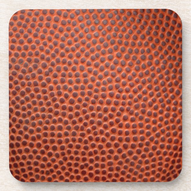 Basketball or Football Faux Leather Skin Coasters (Front)