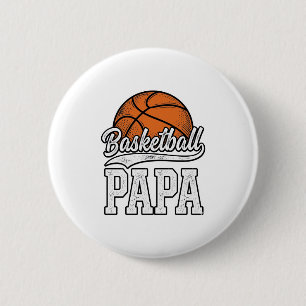 Basketball Papa Vintage Engraving Shirt Design_1 6 Cm Round Badge