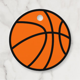 Basketball Party Favour Tag, Birthday Tag
