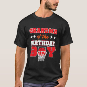 Basketball Party Grandma of the Birthday Boy Balle T-Shirt