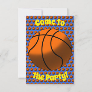 Basketball Party Invitation