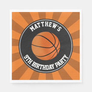 Basketball Party Paper Luncheon Napkins