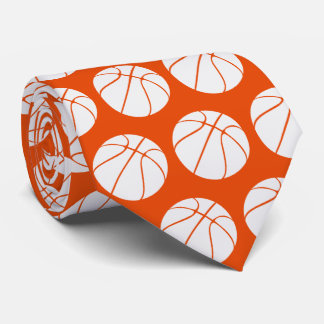 Basketball Pattern Tie