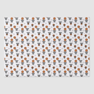  Basketball Pattern Tissue Paper