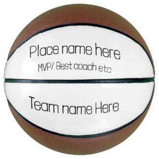 Basketball personalised