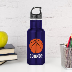 Basketball Personalised Kids 532 Ml Water Bottle