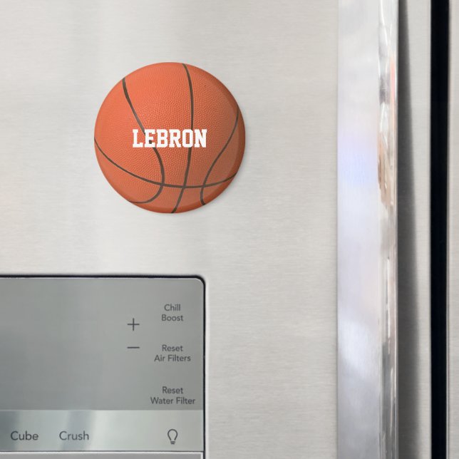 Basketball Personalised Magnet (In Situ (Fridge))