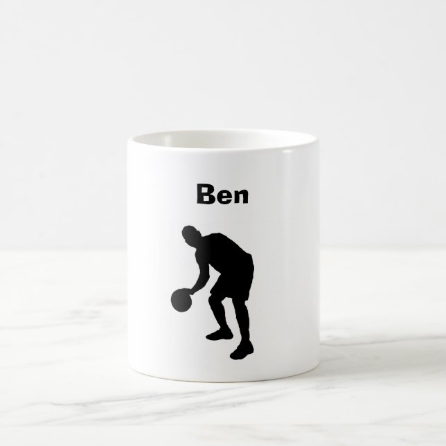 "Basketball" Personalised Mug (Center)