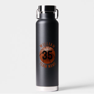 Basketball Personalised Water Bottle