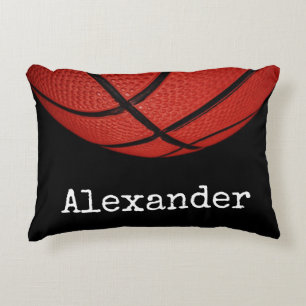 Basketball Personalised with name and number Decorative Cushion