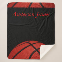 Basketball Personalised  with name blanket