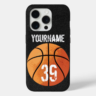 Basketball (Personalizable) iPhone 15 Pro Case