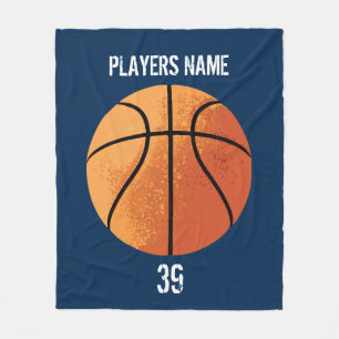 Basketball (Personalizable) Fleece Blanket
