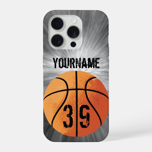 Basketball (Personalizable) iPhone Case (Back)