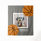 Basketball Photo Add Your Name - Can Edit Colour