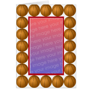 Basketball photo Card