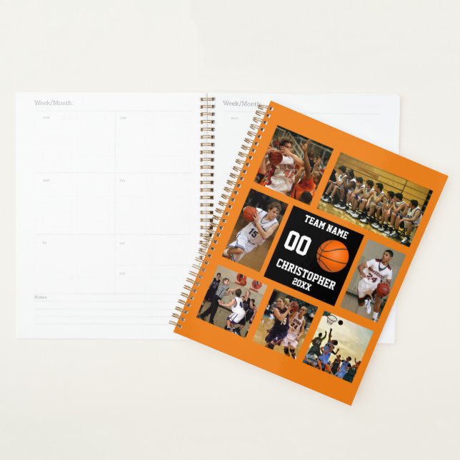 Basketball Photo Collage Planner (Display)