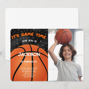 Basketball Photo Invitation