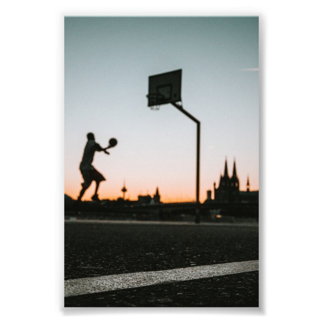 Basketball Photo Print (Front)