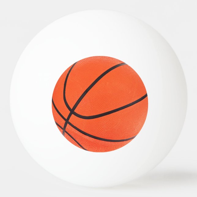Basketball Ping Pong Ball (Front)