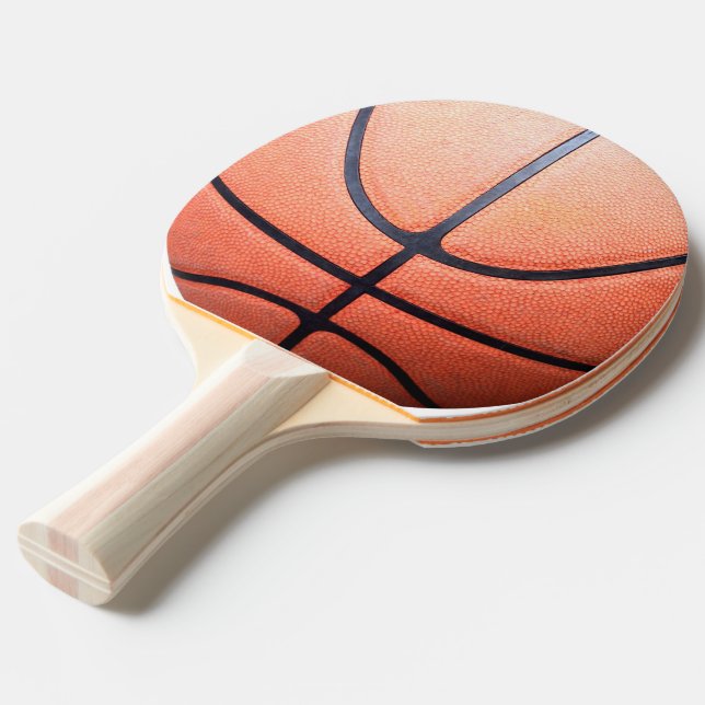 Basketball Ping Pong Paddle (Front Angle)