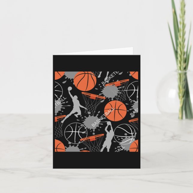 Basketball Play Pattern  Card (Front)