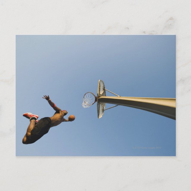 Basketball player 2 postcard (Front)