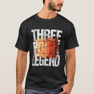 Basketball Player 3 Point Shot Three Point Legend  T-Shirt