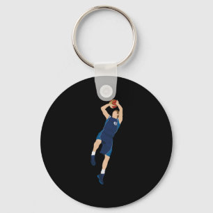 Basketball Player 3 Points  Key Ring