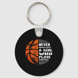 Basketball Player 5 Fouls Hoops Baller Basketball Key Ring