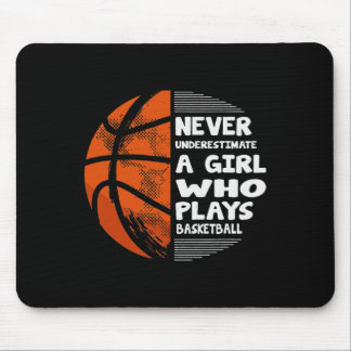 Basketball Player 5 Fouls Hoops Baller Basketball Mouse Mat