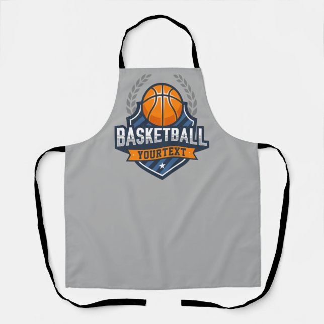 Basketball Player ADD NAME Varsity School Team Apron (Front)