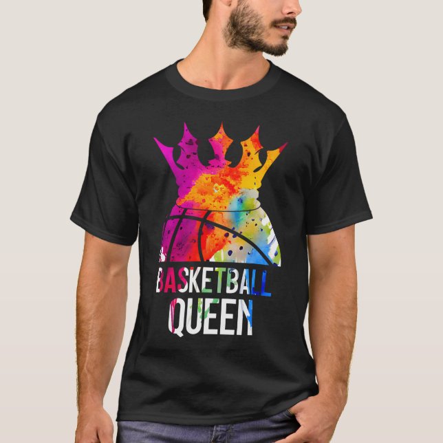 Basketball Player Basketball Queen T-Shirt (Front)