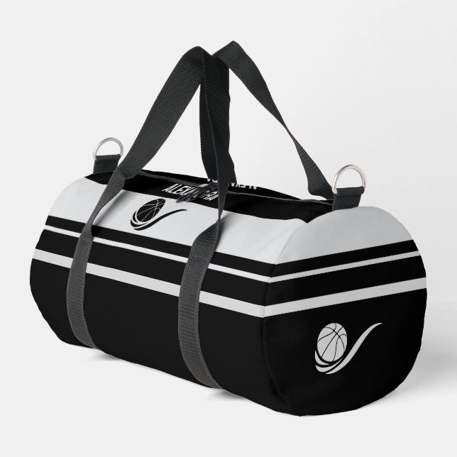Basketball Player, Basketball Team, Birthday Gift Duffle Bag (Left Corner)