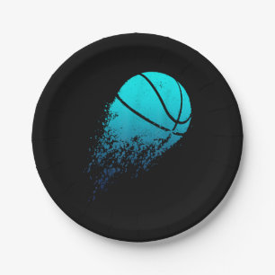 Basketball Player Bball Fan Baller Sports Paper Plate