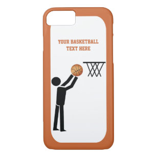 Basketball player black icon with ball custom Case-Mate iPhone case