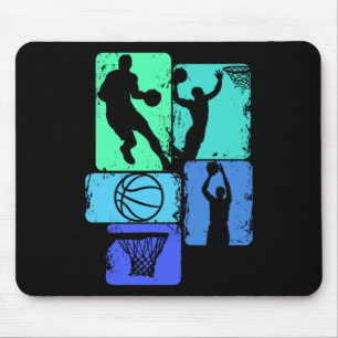 Basketball Player Boys Kids Men (2)  Mouse Mat