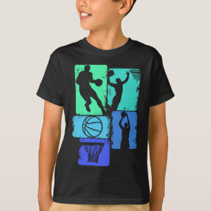 Basketball Player Boys Kids Men (2)  T-Shirt