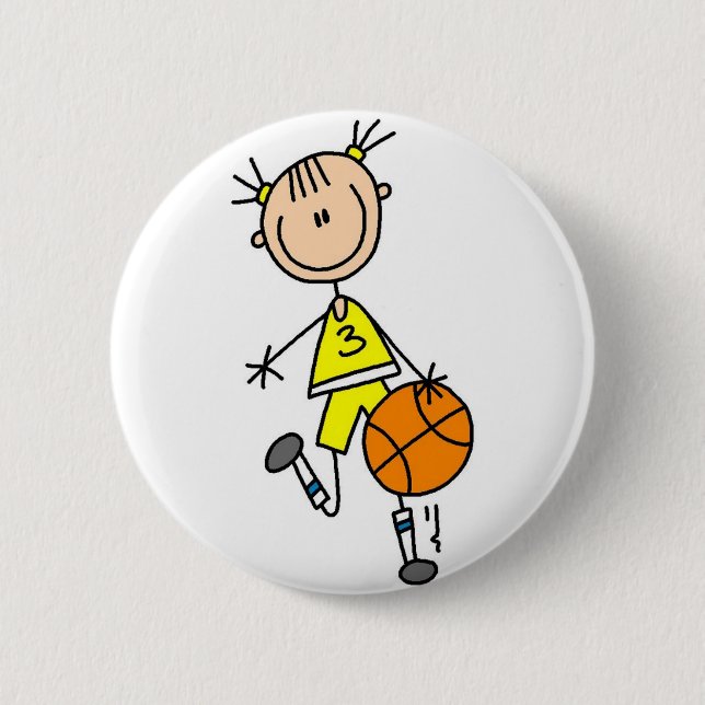 Basketball Player Button (Front)