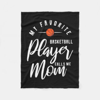 Basketball Player Calls Me Mum Fleece Blanket