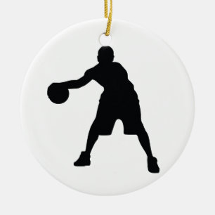 Basketball Player Ceramic Tree Decoration