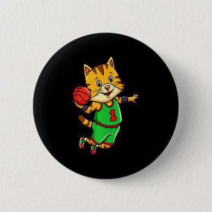 Basketball Player Coach Bball Hoop Design 6 Cm Round Badge
