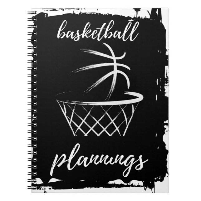 basketball Player / COACH Spiral Notebook gift (Front)