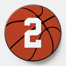 Basketball Player Custom Number Text Personalised