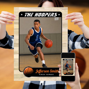 Basketball Player customisable Poster