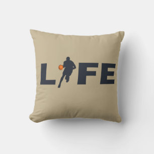 Basketball player driblling  cushion
