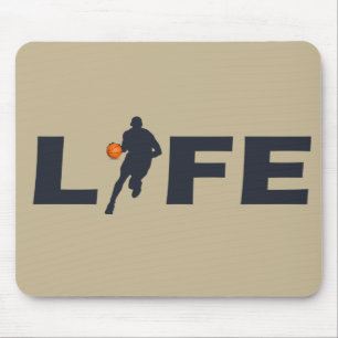 Basketball player driblling  mouse mat