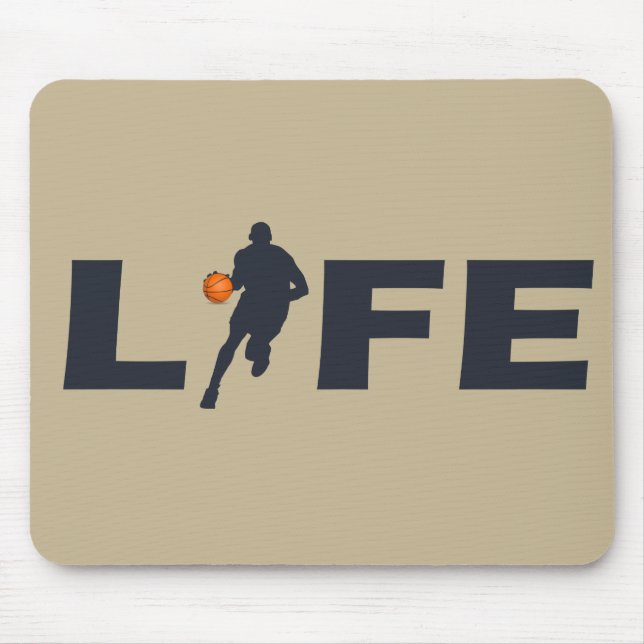 Basketball player driblling  mouse mat (Front)