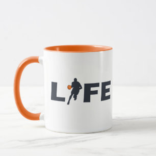 Basketball player driblling  mug